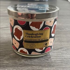 Bath & Body Works Thanksgiving Celebration Candle NEW